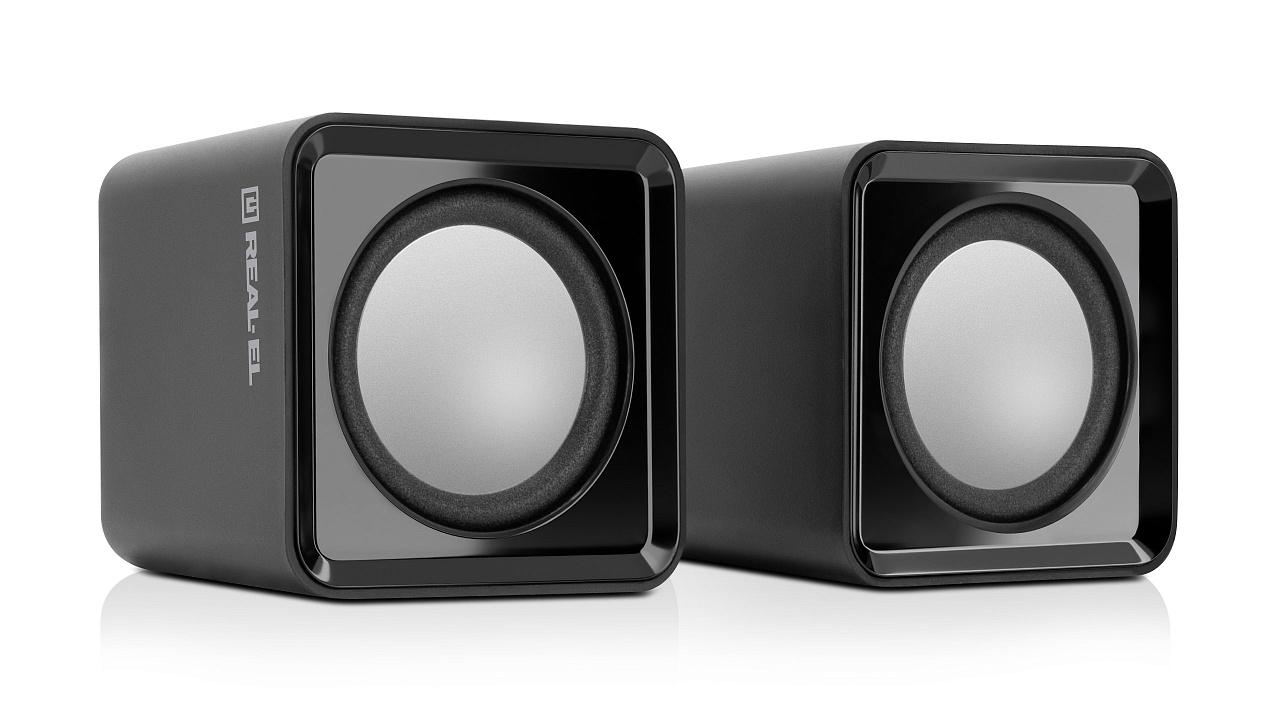 Акустичні колонки REAL-EL S-10 USB Black (EL121100020)